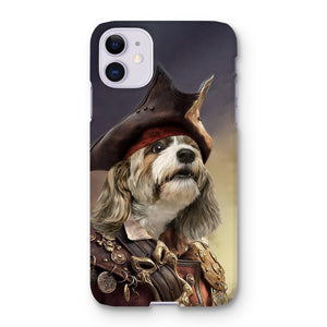 The Pirate: Custom Pet Phone Case - Paw & Glory - Dog Portraits - Pet Portraits