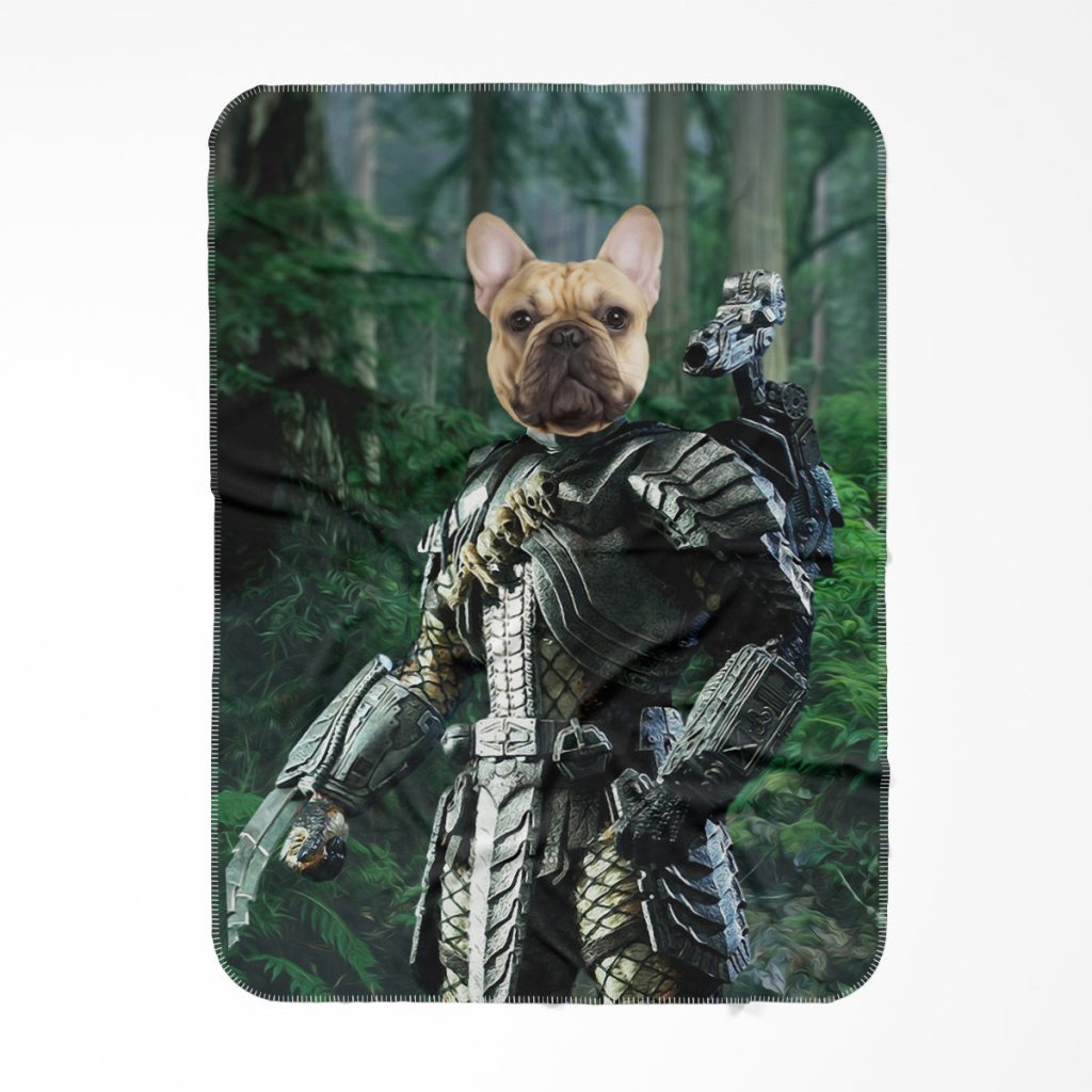 The Predator: Custom Pet Blanket - Paw & Glory - Dog Portraits - Pet Portraits