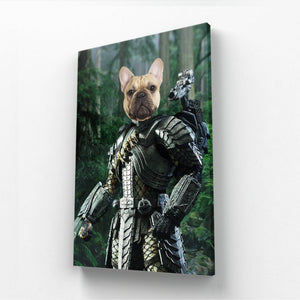 The Predator: Custom Pet Canvas - Paw & Glory - Dog Portraits - Pet Portraits