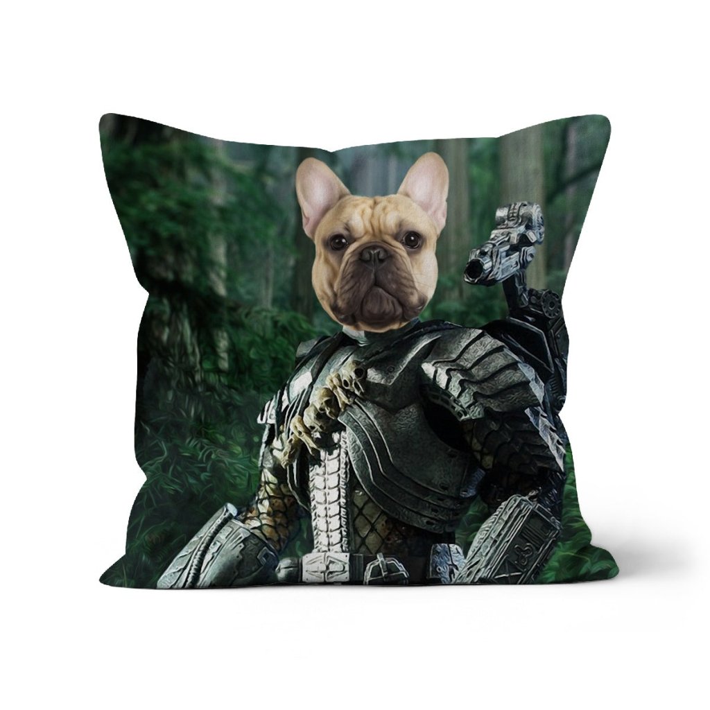 The Predator: Custom Pet Pillow - Paw & Glory - Dog Portraits - Pet Portraits