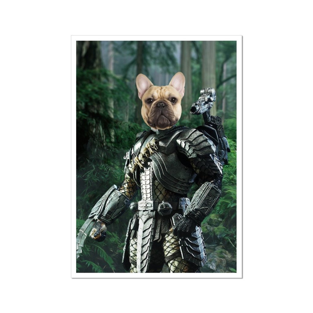 The Predator: Custom Pet Poster - Paw & Glory - Dog Portraits - Pet Portraits