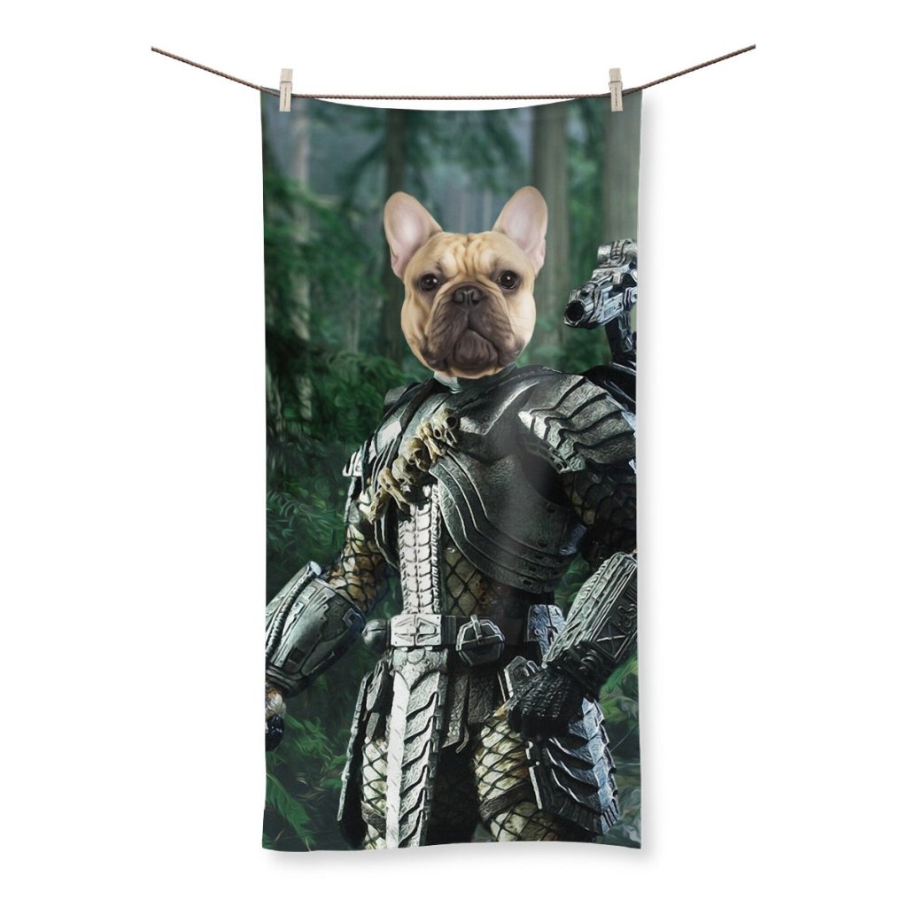 The Predator: Custom Pet Towel - Paw & Glory - Dog Portraits - Pet Portraits