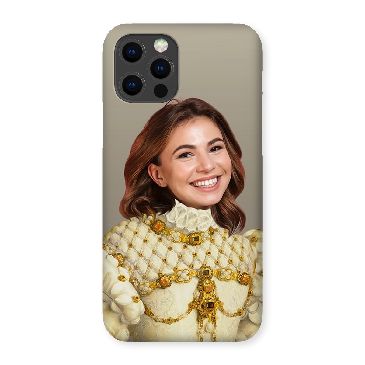 The Princess: Custom Hooman Phone Case - Paw & Glory - Dog Portraits - Pet Portraits