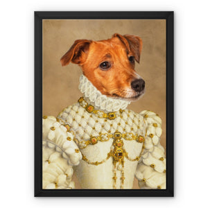 The Princess: Custom Pet Canvas - Paw & Glory - Dog Portraits - Pet Portraits