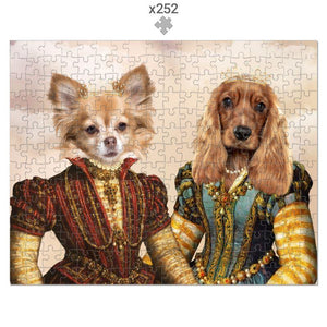 The Princesses: Custom Pet Puzzle - Paw & Glory - Dog Portraits - Pet Portraits