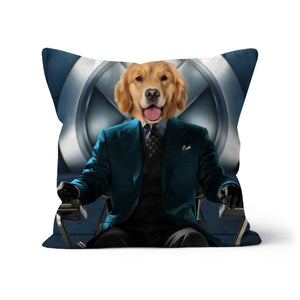 The Professor (X - Men Inspired): Custom Pet Pillow - Paw & Glory - Dog Portraits - Pet Portraits