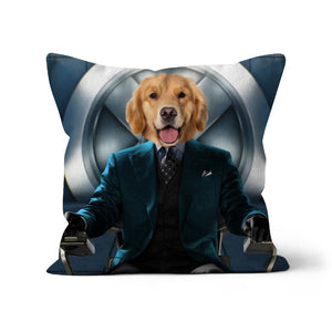 The Professor (X - Men Inspired): Custom Pet Pillow - Paw & Glory - Dog Portraits - Pet Portraits