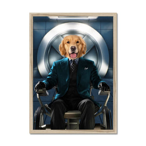 The Professor (X - Men Inspired): Custom Pet Portrait - Paw & Glory - Dog Portraits - Pet Portraits