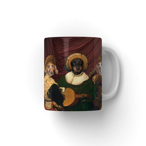 The Quartet: Custom Pet Coffee Mug - Paw & Glory - Dog Portraits - Pet Portraits