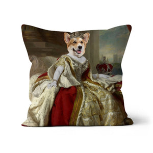 The Queen: Custom Pet Pillow - Paw & Glory - Dog Portraits - Pet Portraits