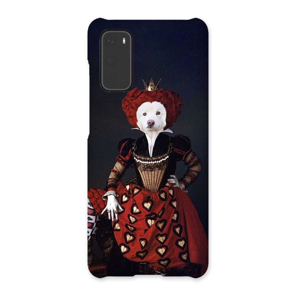 The Queen Of Hearts: Custom Pet Phone Case - Paw & Glory - Dog Portraits - Pet Portraits