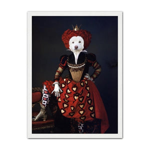 The Queen Of Hearts: Custom Pet Portrait - Paw & Glory - Dog Portraits - Pet Portraits