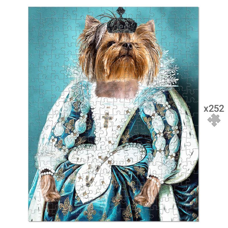 The Queen Regent: Custom Pet Puzzle - Paw & Glory - Dog Portraits - Pet Portraits