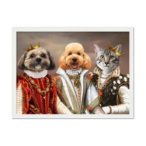 The Queens: Custom Pet Portrait - Paw & Glory - Dog Portraits - Pet Portraits