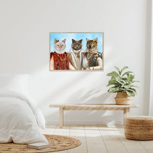 The Queens: Custom Pet Portrait - Paw & Glory - Dog Portraits - Pet Portraits