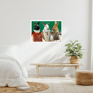 The Queens: Custom Pet Poster - Paw & Glory - Dog Portraits - Pet Portraits