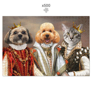 The Queens: Custom Pet Puzzle - Paw & Glory - Dog Portraits - Pet Portraits