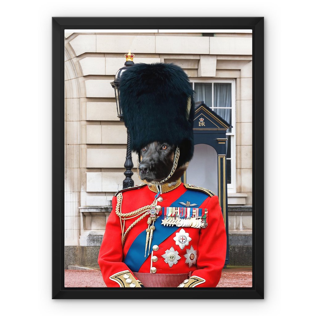 The Queens Guard: Custom Pet Canvas - Paw & Glory - Dog Portraits - Pet Portraits