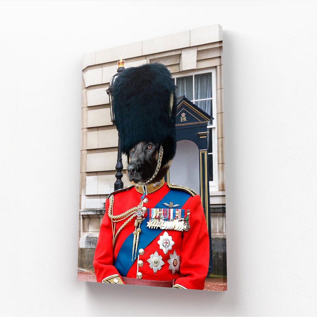 The Queens Guard: Custom Pet Canvas - Paw & Glory - Dog Portraits - Pet Portraits