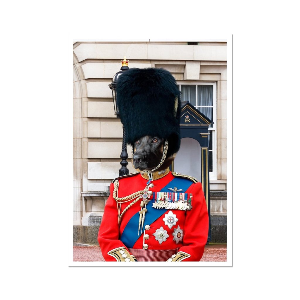 The Queens Guard: Custom Pet Poster - Paw & Glory - Dog Portraits - Pet Portraits