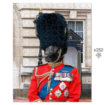 The Queens Guard: Custom Pet Puzzle - Paw & Glory - Dog Portraits - Pet Portraits