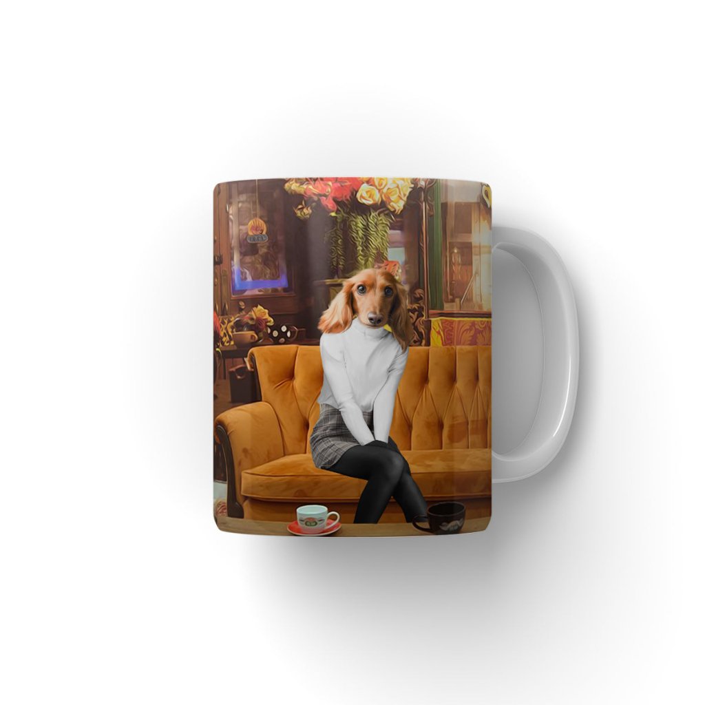 The Rachel (Friends Inspired): Custom Pet Coffee Mug - Paw & Glory - Dog Portraits - Pet Portraits