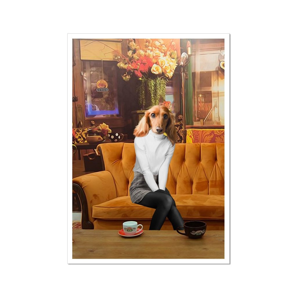 The Rachel (Friends Inspired): Custom Pet Poster - Paw & Glory - Dog Portraits - Pet Portraits