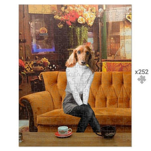 The Rachel (Friends Inspired): Custom Pet Puzzle - Paw & Glory - Dog Portraits - Pet Portraits