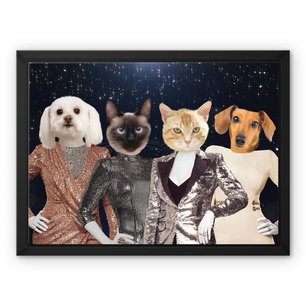 The Real Housewives Of New York: Custom Pet Canvas - Paw & Glory - Dog Portraits - Pet Portraits