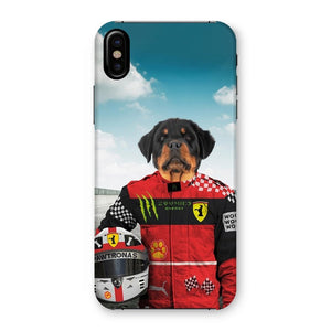 The Red Legendary Driver: Custom Pet Phone Case - Paw & Glory - Dog Portraits - Pet Portraits