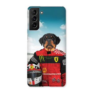 The Red Legendary Driver: Custom Pet Phone Case - Paw & Glory - Dog Portraits - Pet Portraits