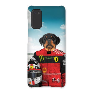 The Red Legendary Driver: Custom Pet Phone Case - Paw & Glory - Dog Portraits - Pet Portraits