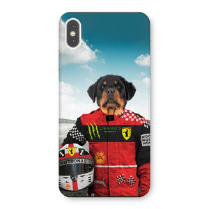 The Red Legendary Driver: Custom Pet Phone Case - Paw & Glory - Dog Portraits - Pet Portraits