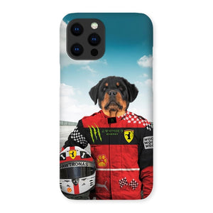 The Red Legendary Driver: Custom Pet Phone Case - Paw & Glory - Dog Portraits - Pet Portraits