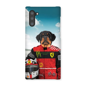 The Red Legendary Driver: Custom Pet Phone Case - Paw & Glory - Dog Portraits - Pet Portraits