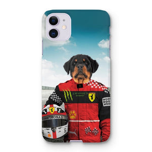 The Red Legendary Driver: Custom Pet Phone Case - Paw & Glory - Dog Portraits - Pet Portraits