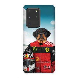 The Red Legendary Driver: Custom Pet Phone Case - Paw & Glory - Dog Portraits - Pet Portraits