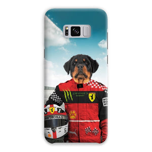 The Red Legendary Driver: Custom Pet Phone Case - Paw & Glory - Dog Portraits - Pet Portraits