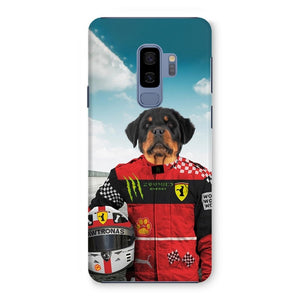 The Red Legendary Driver: Custom Pet Phone Case - Paw & Glory - Dog Portraits - Pet Portraits