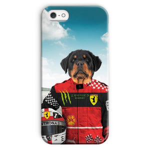 The Red Legendary Driver: Custom Pet Phone Case - Paw & Glory - Dog Portraits - Pet Portraits