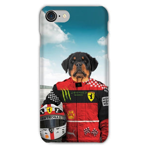 The Red Legendary Driver: Custom Pet Phone Case - Paw & Glory - Dog Portraits - Pet Portraits