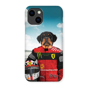 The Red Legendary Driver: Custom Pet Phone Case - Paw & Glory - Dog Portraits - Pet Portraits