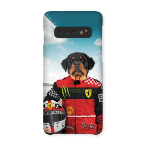 The Red Legendary Driver: Custom Pet Phone Case - Paw & Glory - Dog Portraits - Pet Portraits