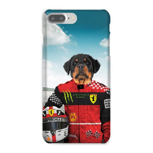 The Red Legendary Driver: Custom Pet Phone Case - Paw & Glory - Dog Portraits - Pet Portraits