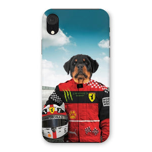 The Red Legendary Driver: Custom Pet Phone Case - Paw & Glory - Dog Portraits - Pet Portraits