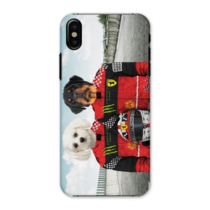 The Red Legendary Drivers: Custom Pet Phone Case - Paw & Glory - Dog Portraits - Pet Portraits