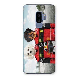 The Red Legendary Drivers: Custom Pet Phone Case - Paw & Glory - Dog Portraits - Pet Portraits