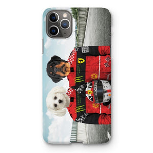 The Red Legendary Drivers: Custom Pet Phone Case - Paw & Glory - Dog Portraits - Pet Portraits