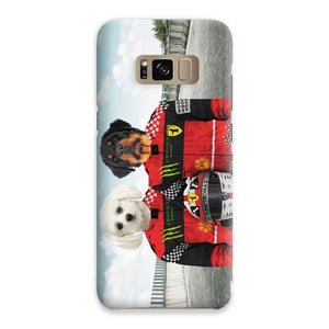 The Red Legendary Drivers: Custom Pet Phone Case - Paw & Glory - Dog Portraits - Pet Portraits