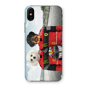 The Red Legendary Drivers: Custom Pet Phone Case - Paw & Glory - Dog Portraits - Pet Portraits